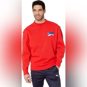 PUMA X ADER ERROR CREW PUMA RED SWEATSHIRT SIZE LARGE BRAND NEW